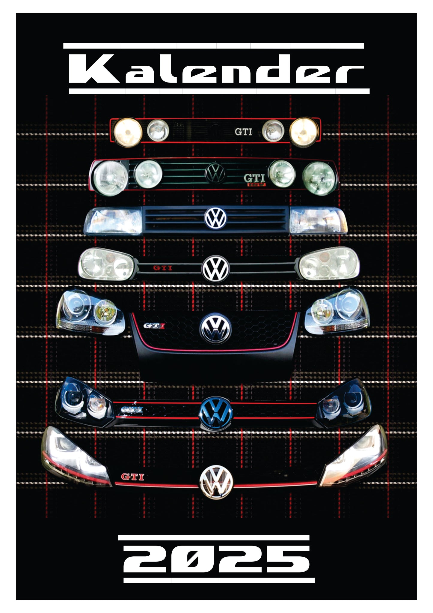 Wandkalender VW 2025 A4