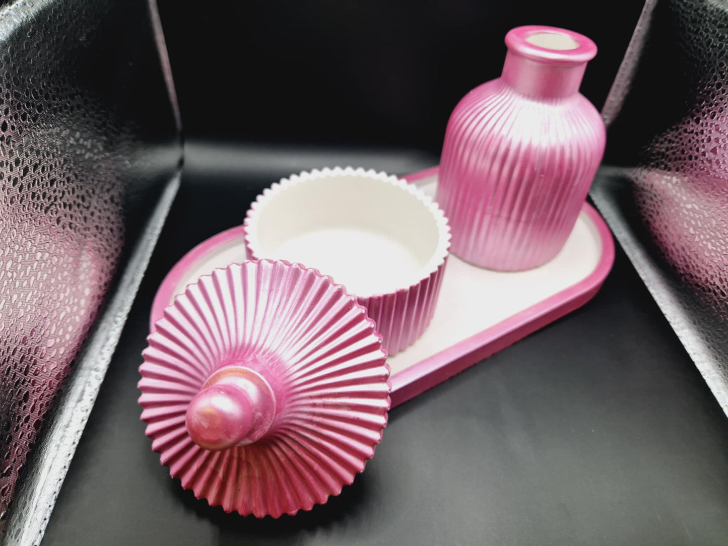 Metallic-Rosa Set