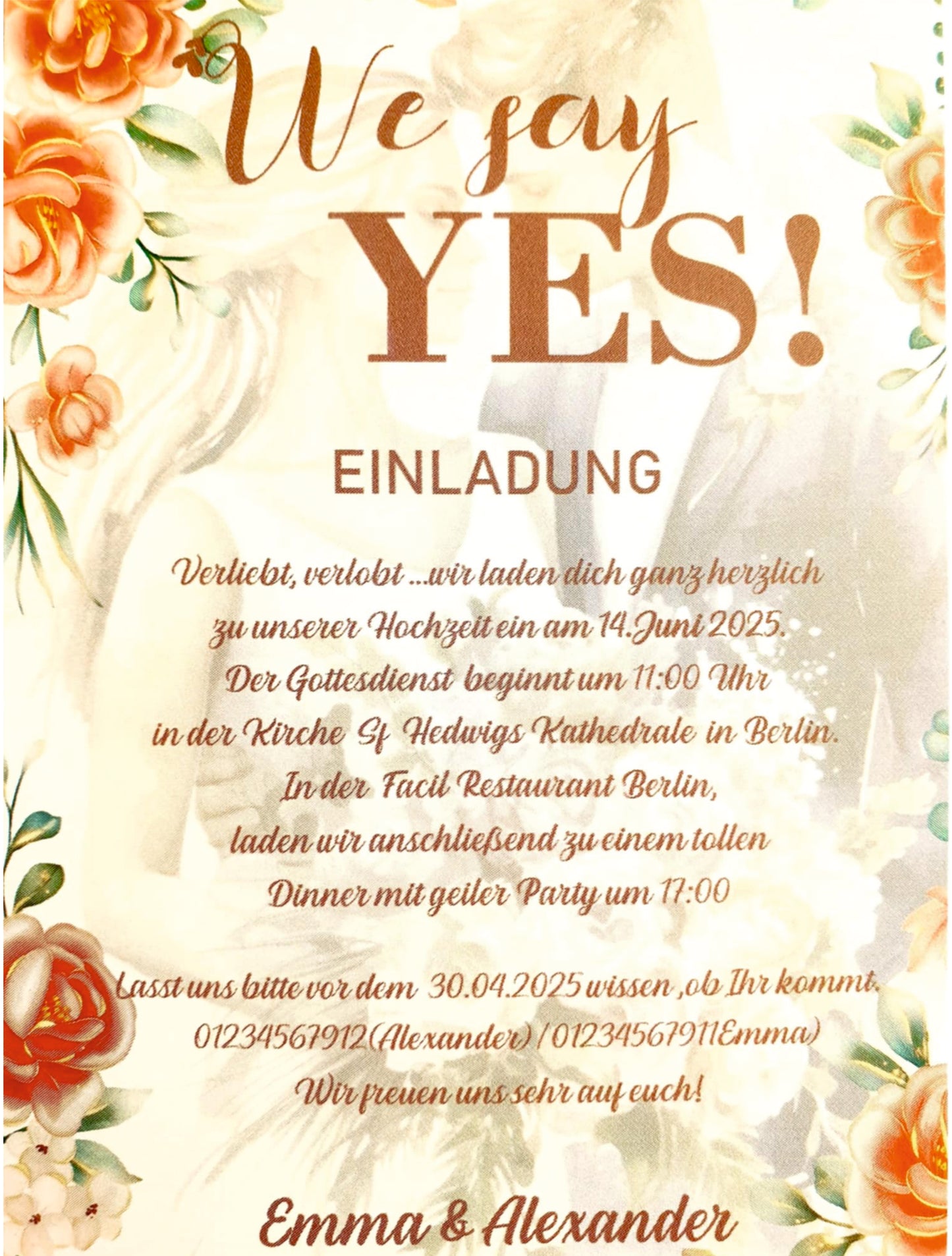 30 stk -Einzigartige,Exklusive handgemachte Hochzeitskarten – Perfekt für euren besonderen Tag!