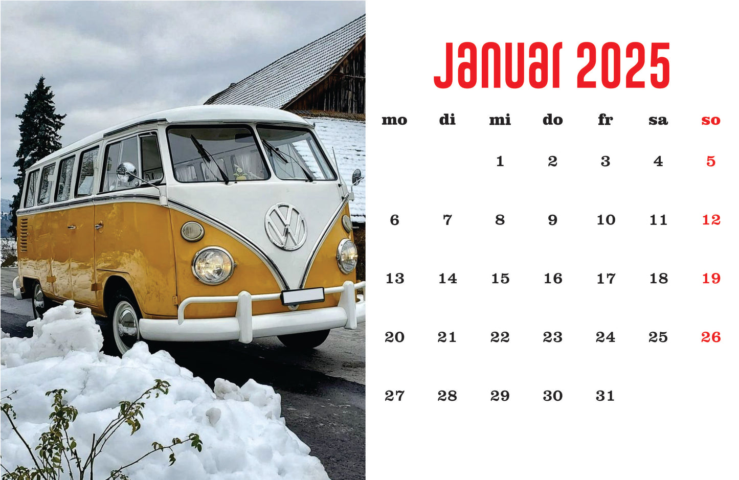 Camping Tischkalender