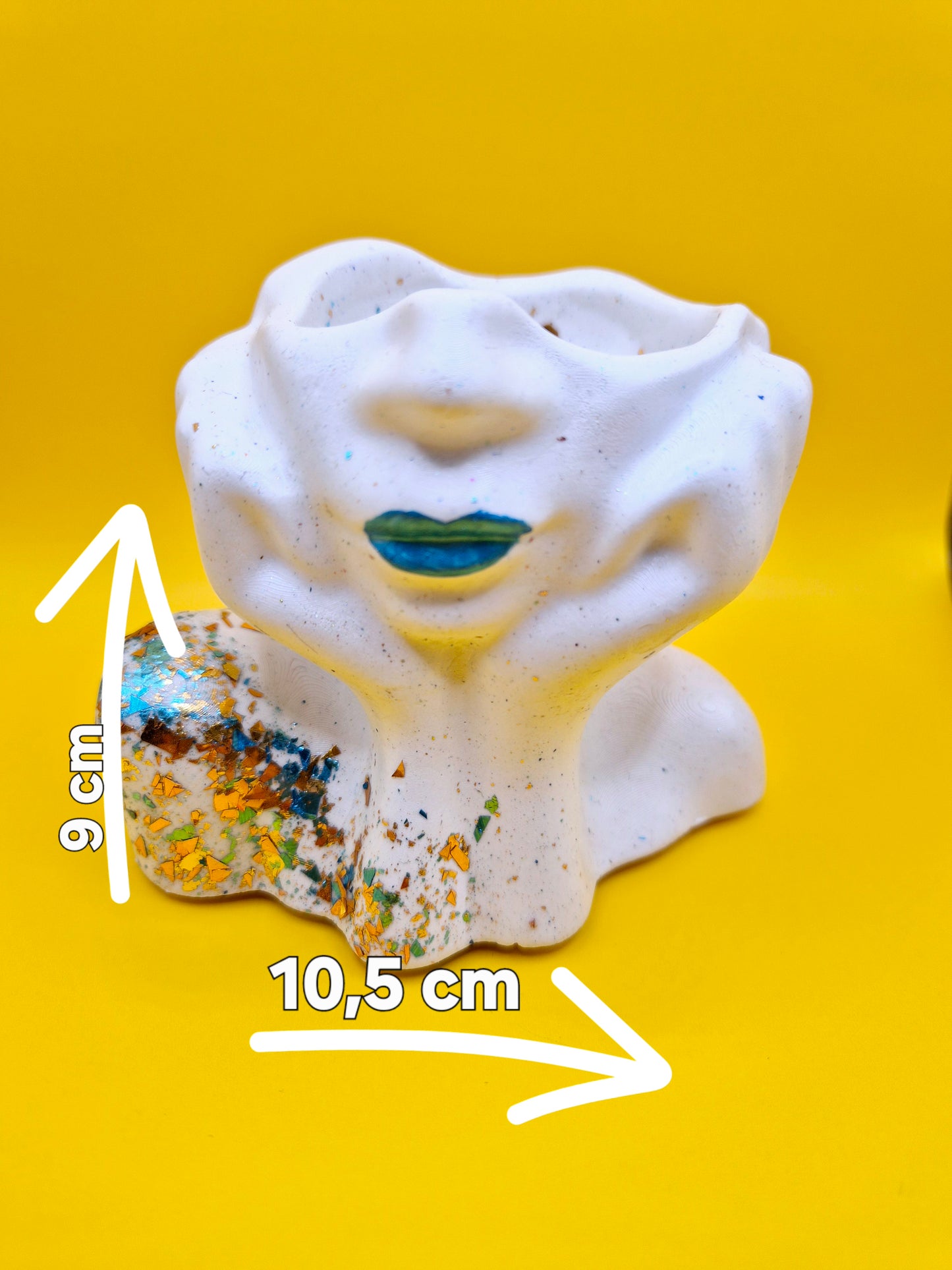 Gesichtsvase Dame Kopfvase | Moderne Vase | Minimalistische Kanne | Einzigartiges Wohndekor | Portraitvase | Statue abstrakte Figur