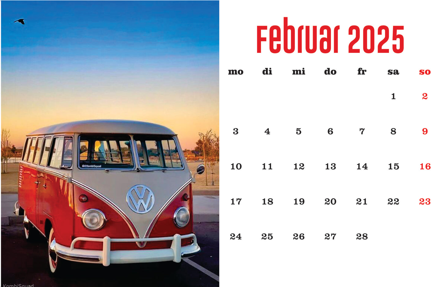 Camping Tischkalender