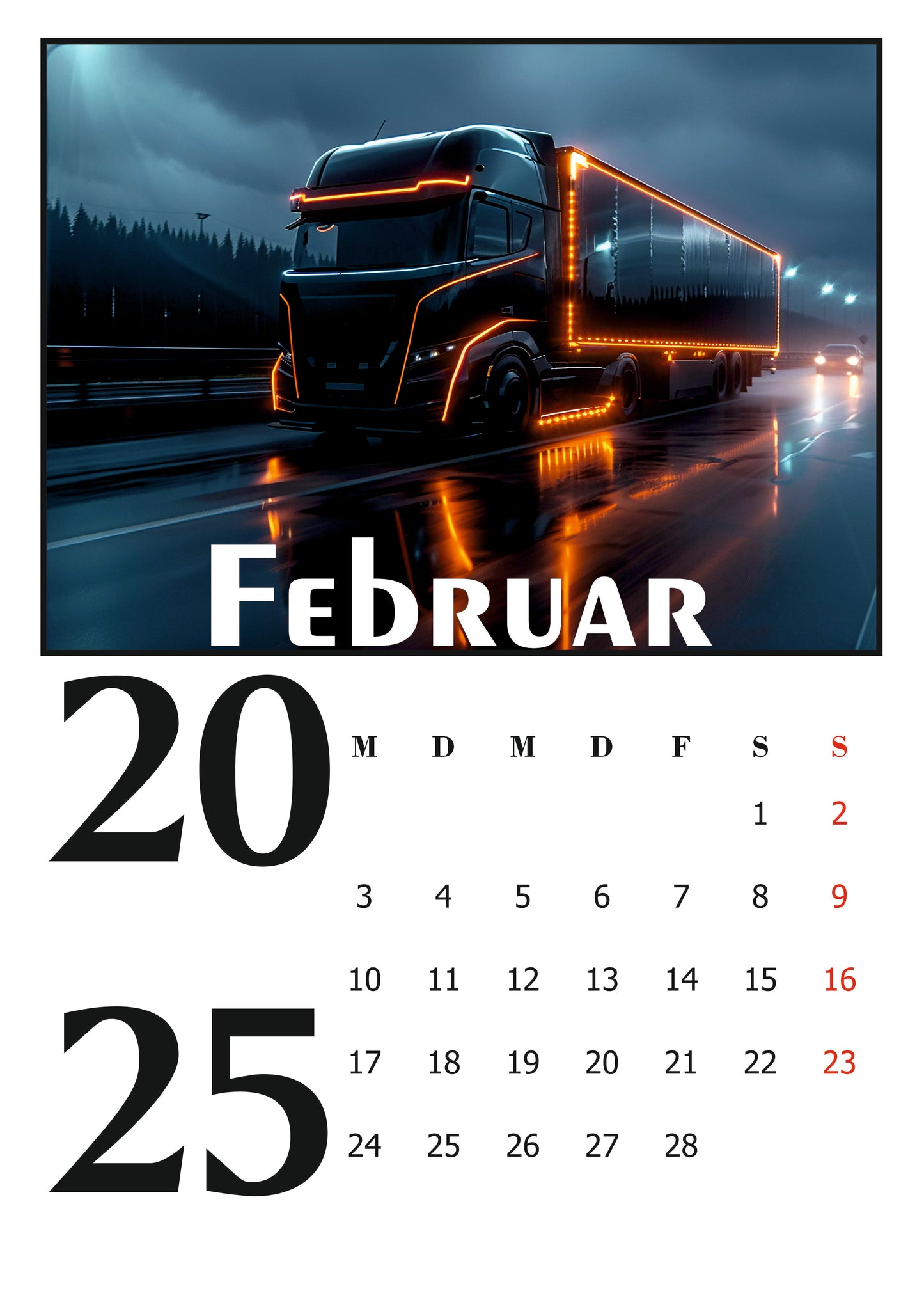 2025Wandkalender