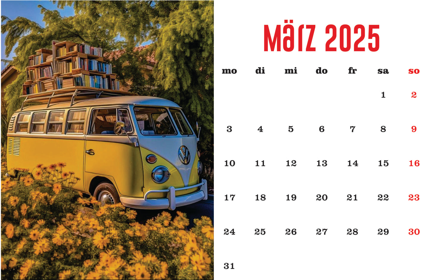 Camping Tischkalender