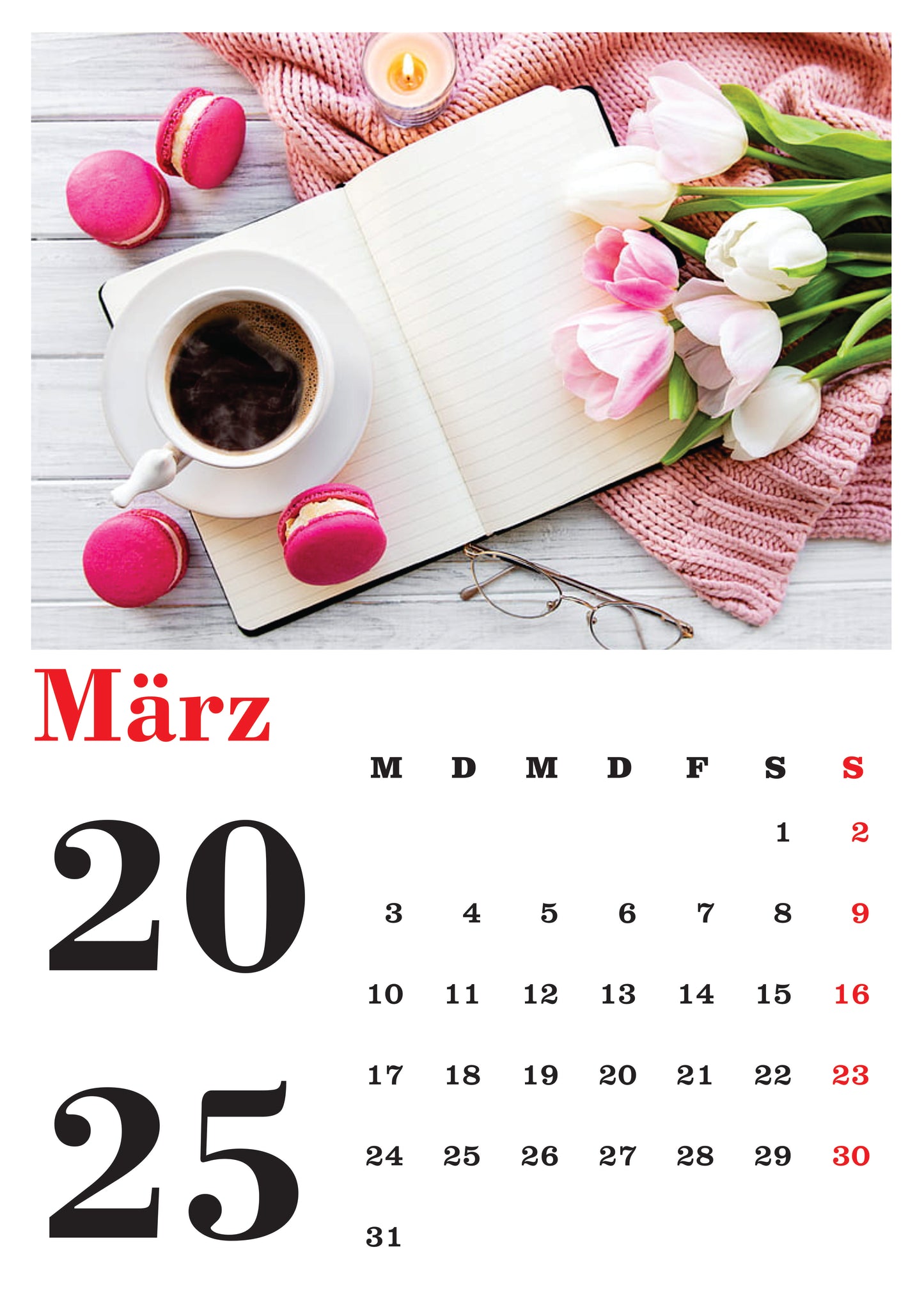 Kaffee Wandkalender