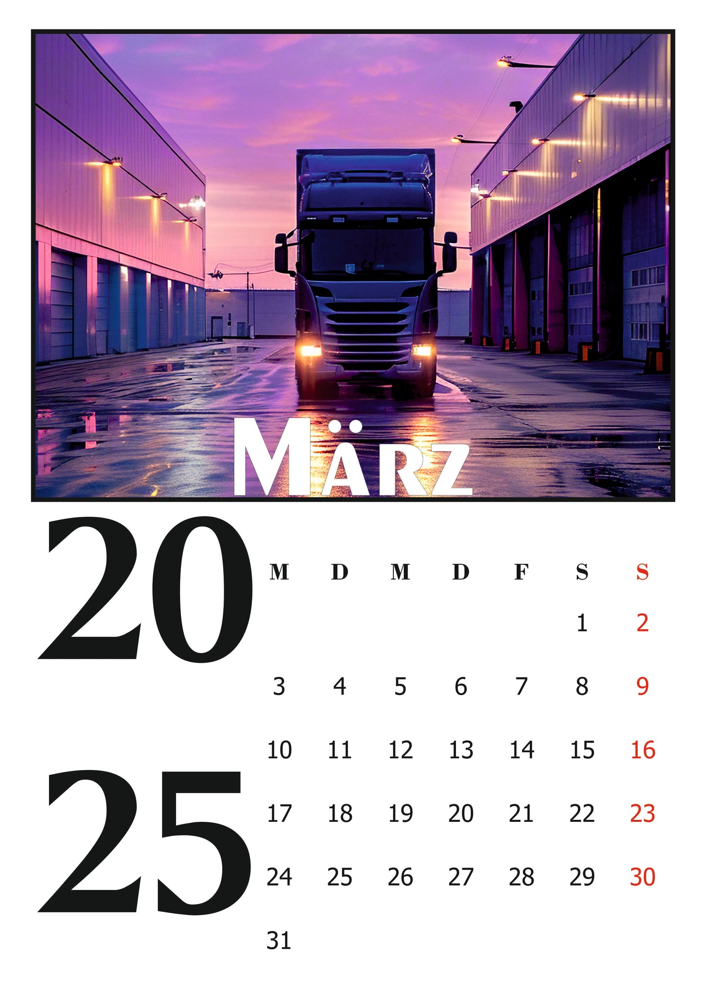 2025Wandkalender