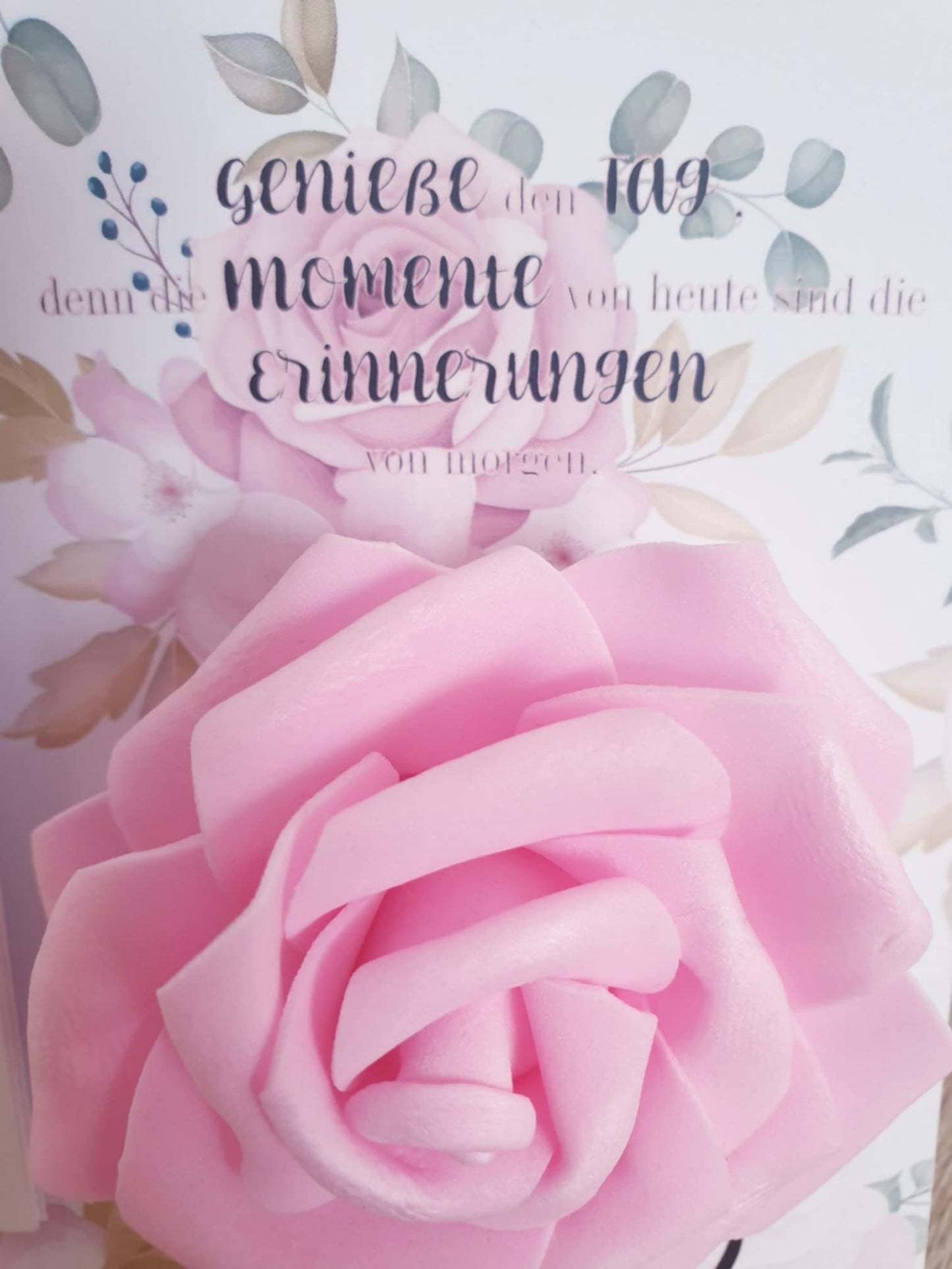 Rose Tischkalender 2025