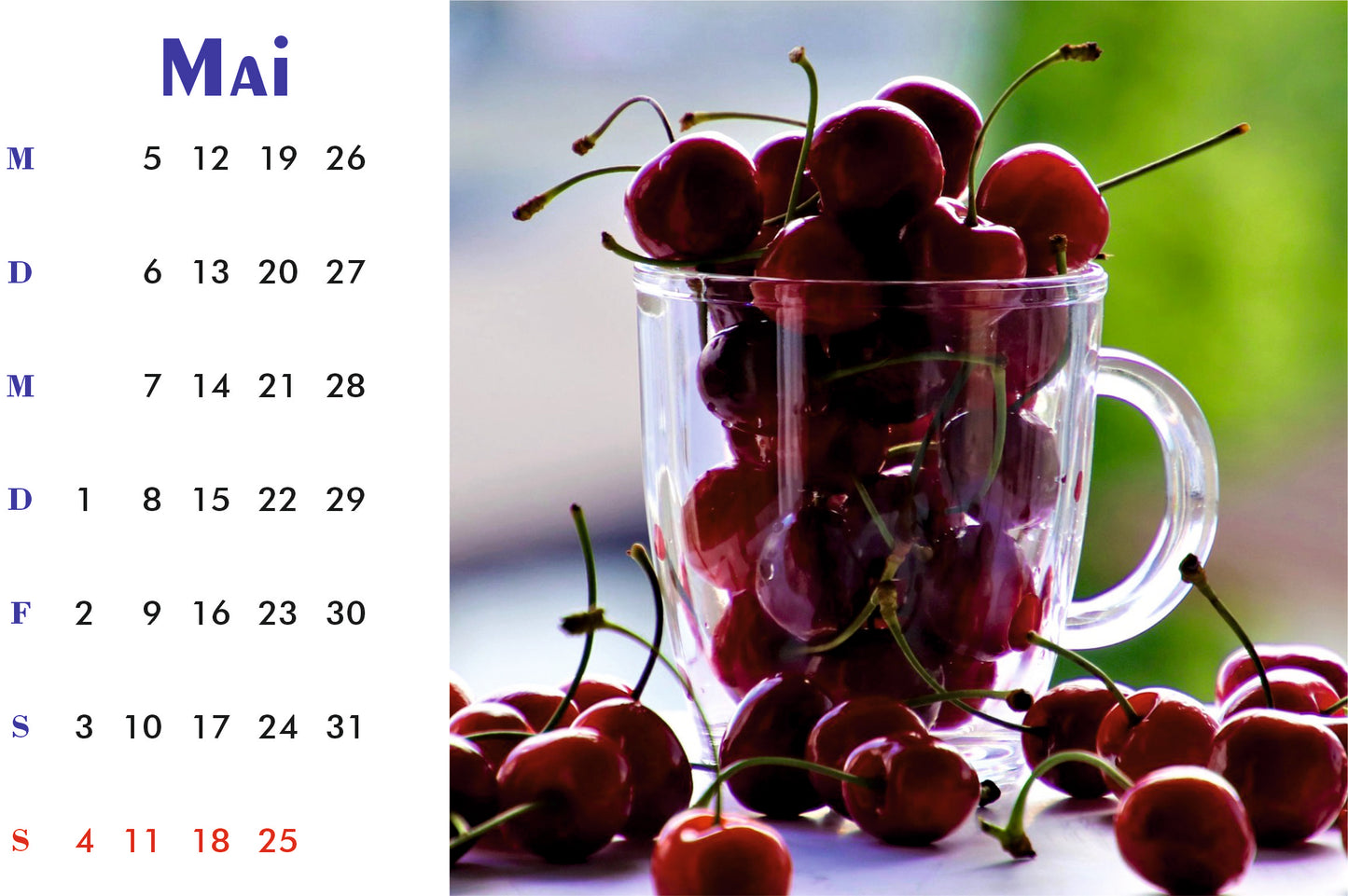 Natur Tischkalender