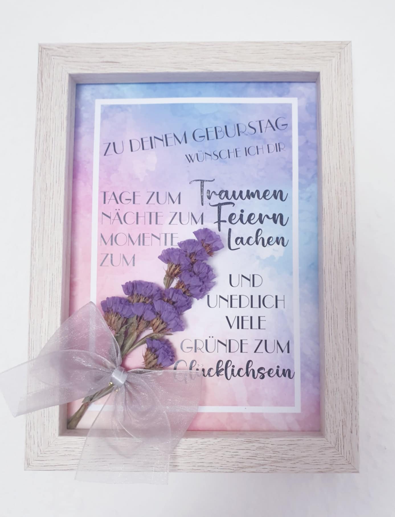 Wandbilder mit Trockenblumen