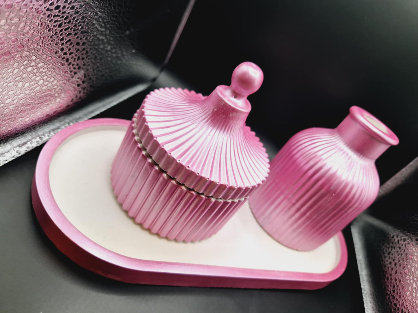 Metallic-Rosa Set