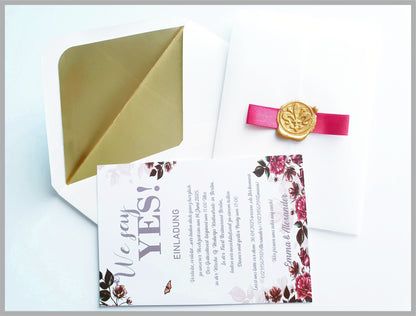 30 stk- Einzigartige, handgemachte Hochzeitskarten / Perfekt für euren besonderen Tag!