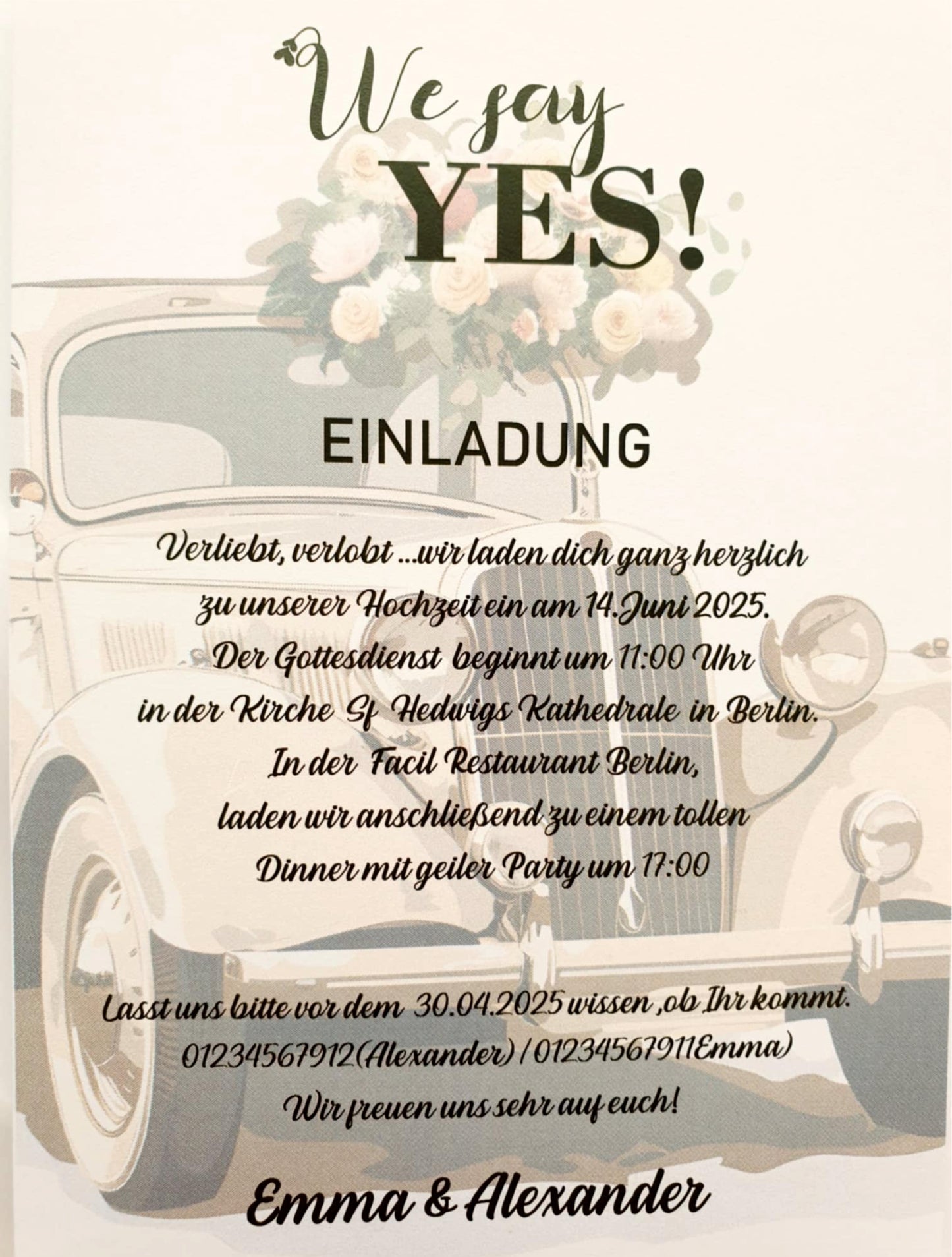 30 stk -Einzigartige, handgemachte Hochzeitskarten – Ein Hauch von Eleganz für euren großen TAG!