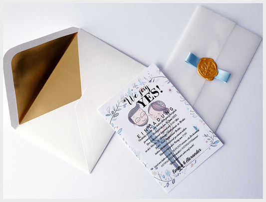 30 stk Einzigartige,Elegante  handgemachte Hochzeitskarten – Perfekt für euren besonderen Tag!