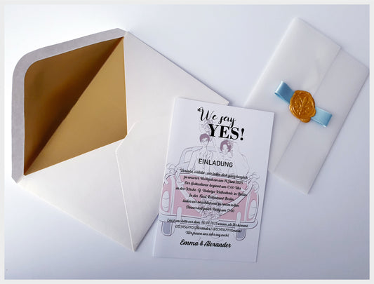 30 stk! Einzigartige, Handgemachte Hochzeitskarten – Perfekt für euren besonderen TAG!