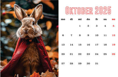 Kaninchen Tischkalender