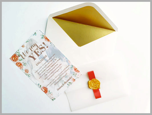30 stk -Einzigartige,Exklusive handgemachte Hochzeitskarten – Perfekt für euren besonderen Tag!