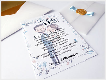 30 stk Einzigartige,Elegante  handgemachte Hochzeitskarten – Perfekt für euren besonderen Tag!