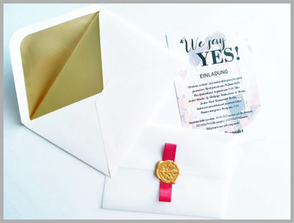 30 STK- Einzigartige, Handgemachte Hochzeitskarten – Perfekt für euren besonderen Tag!