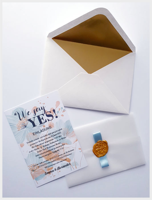 30 stk Einzigartige, handgemachte Hochzeitskarten – Perfekt für euren besonderen Tag!