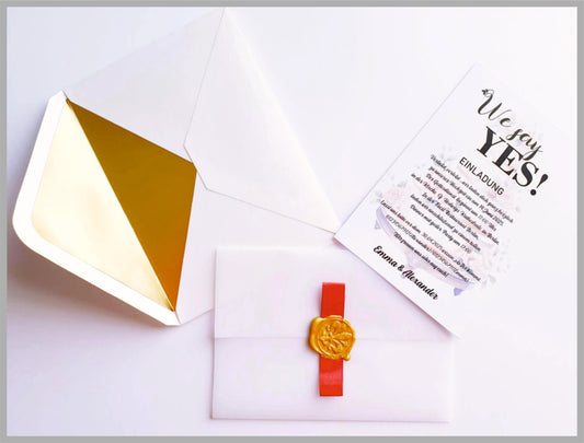 30 stk Einzigartige,Elegante handgemachte Hochzeitskarten – Ein Hauch von Eleganz für euren großen Tag!