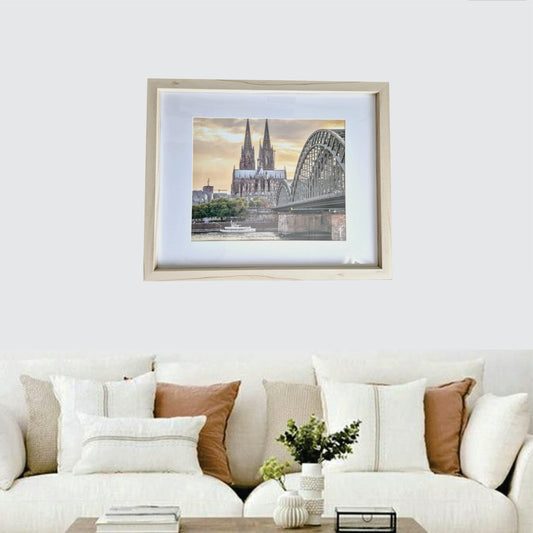 Köln Wandbild  auf Holzrahmen