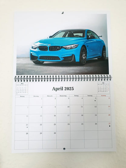 Wandkalender Auto 2025