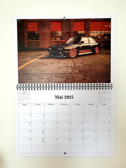 Wandkalender Auto 2025