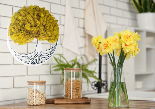 Gold Modern Lebens Baum