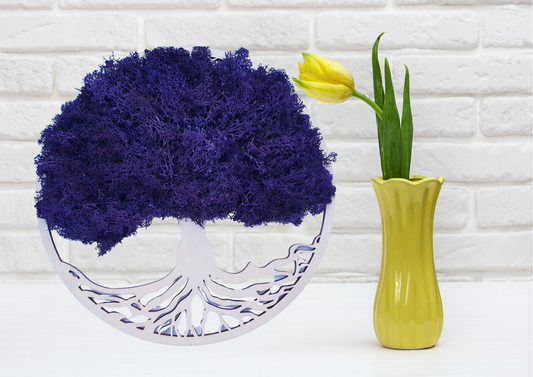 Lila Moos Lebens Baum