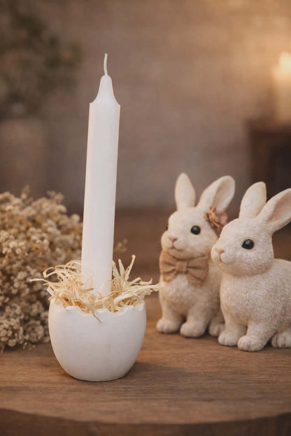 Eierschalen Kerzenhalter aus Keraflott – Osterdeko