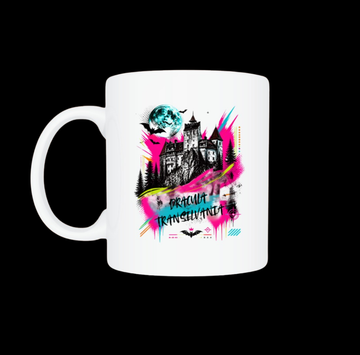 Dracula Tasse „Dracula Transilvania“ – Mystisches Transsilvanien Design
