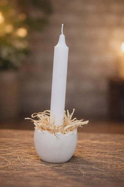 Eierschalen Kerzenhalter aus Keraflott – Osterdeko