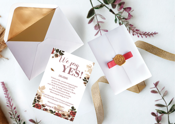 Hochzeitseinladungen A6 personalisiert, –Einzigartig und perfekt für euren besonderen Tag! -M7